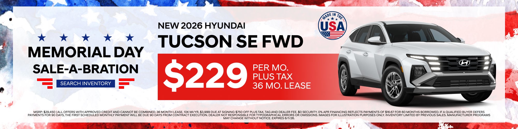 New 2026 Hyundai Tucson SE FWD